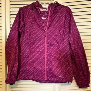 Eddie Bauer windbreaker.